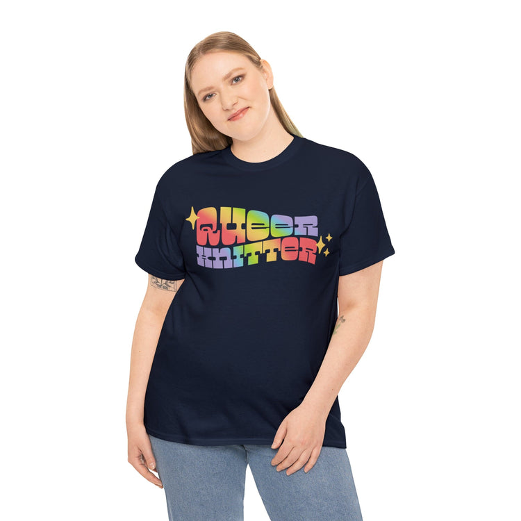 Queer Knitter Tee T-Shirt Printify