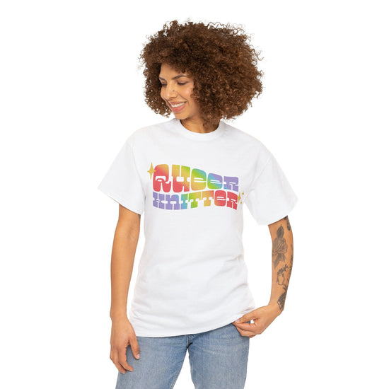 Queer Knitter Tee T-Shirt Printify