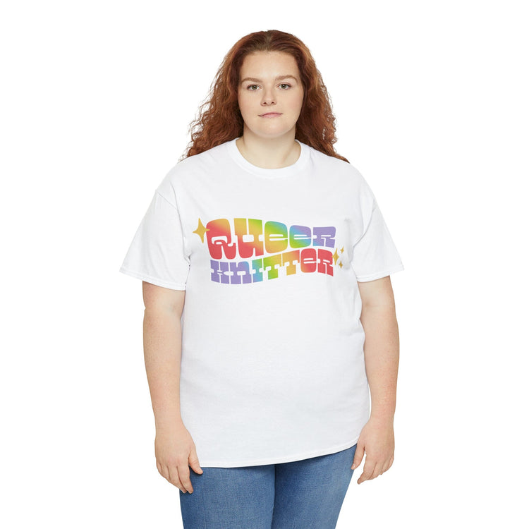 Queer Knitter Tee T-Shirt Printify
