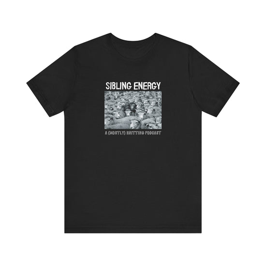 BLACK DIY Punk Rocker Sibling Energy Tee T-Shirt Printify Black S