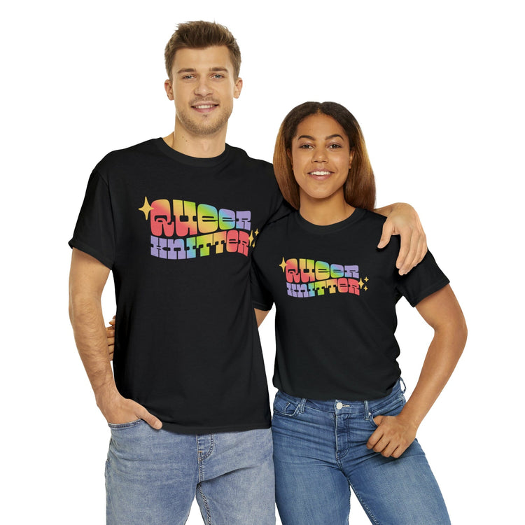 Queer Knitter Tee T-Shirt Printify