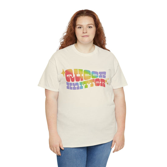 Queer Knitter Tee T-Shirt Printify