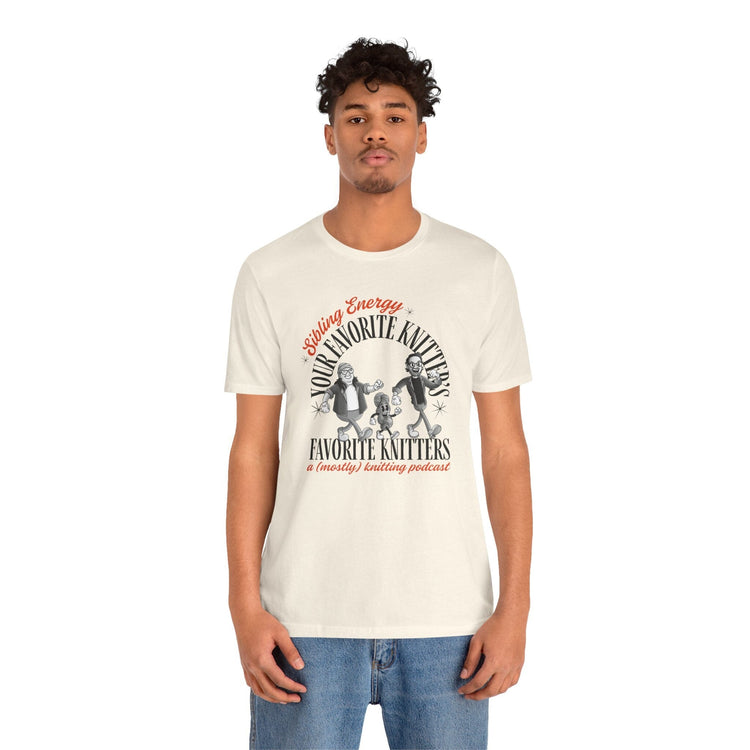 Sibling Energy Rubber Hose Character Tees T-Shirt Printify