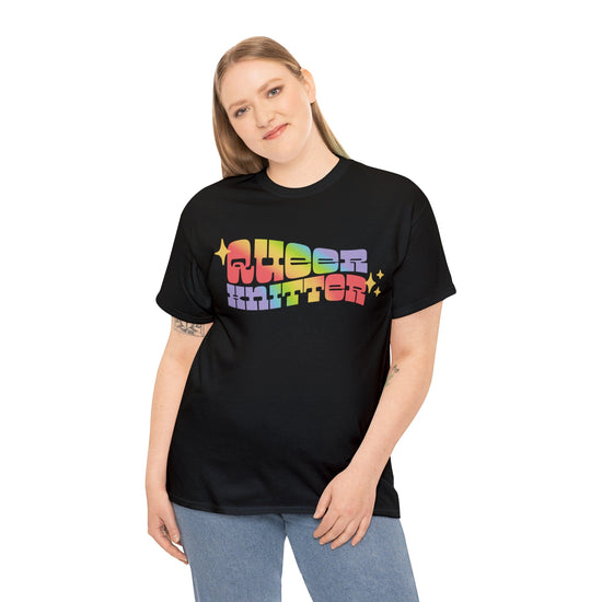 Queer Knitter Tee T-Shirt Printify