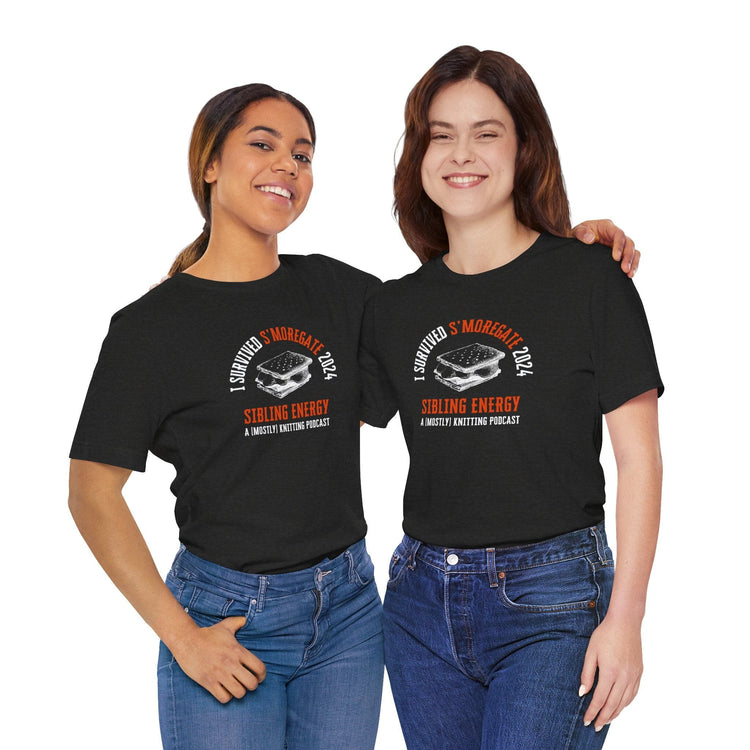 S'moregate 2024 Sibling Energy T-Shirt T-Shirt Printify