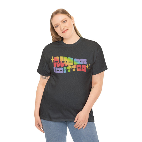 Queer Knitter Tee T-Shirt Printify