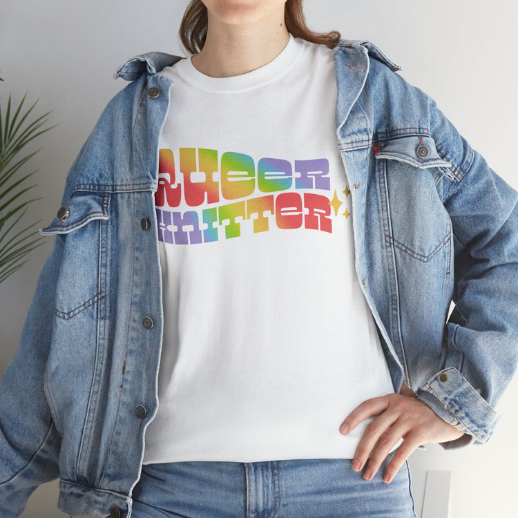 Queer Knitter Tee T-Shirt Printify