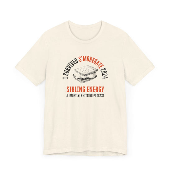 S'moregate 2024 Sibling Energy T-Shirt T-Shirt Printify Natural S