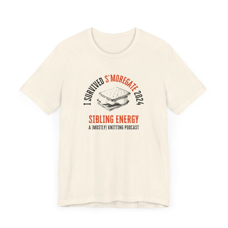 S'moregate 2024 Sibling Energy T-Shirt T-Shirt Printify Natural S