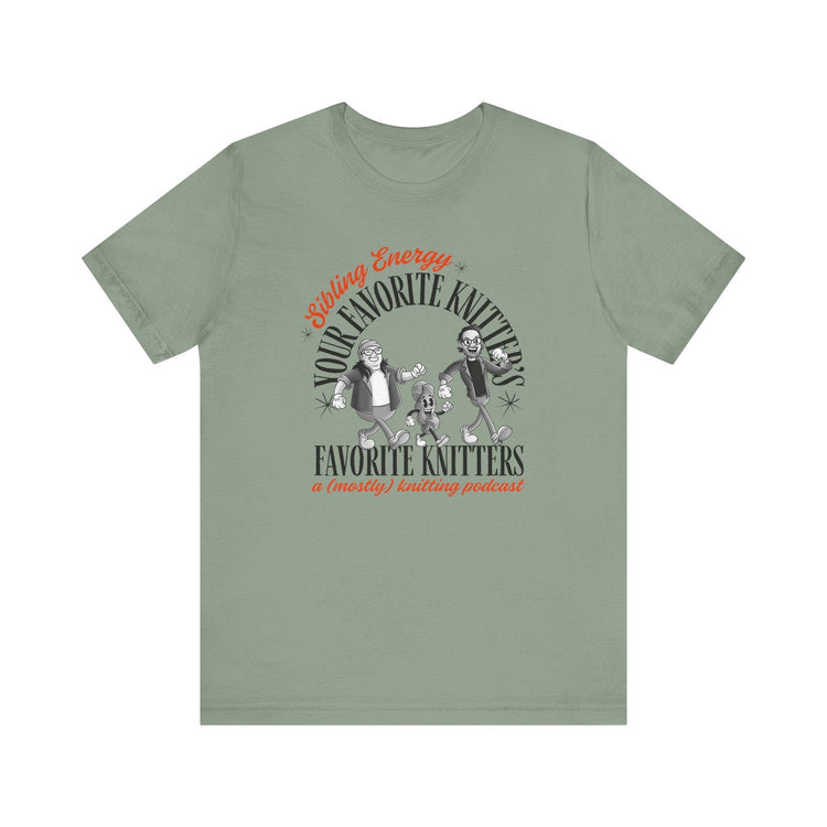 Sibling Energy Rubber Hose Character Tees T-Shirt Printify Sage XS