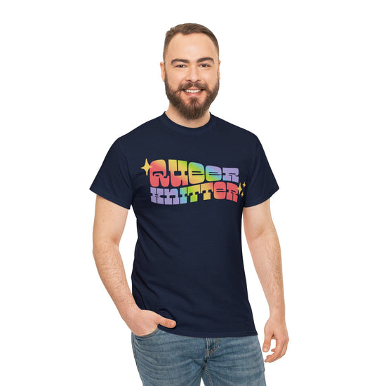 Queer Knitter Tee T-Shirt Printify