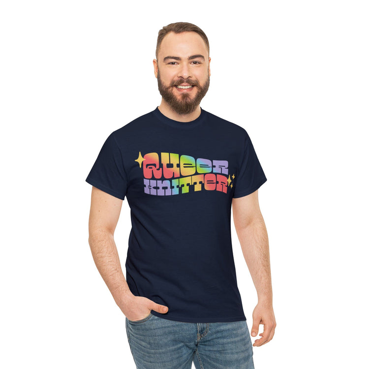 Queer Knitter Tee T-Shirt Printify