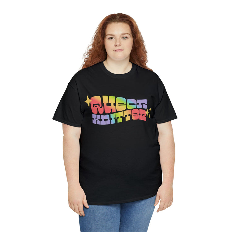 Queer Knitter Tee T-Shirt Printify 