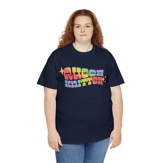 Queer Knitter Tee T-Shirt Printify