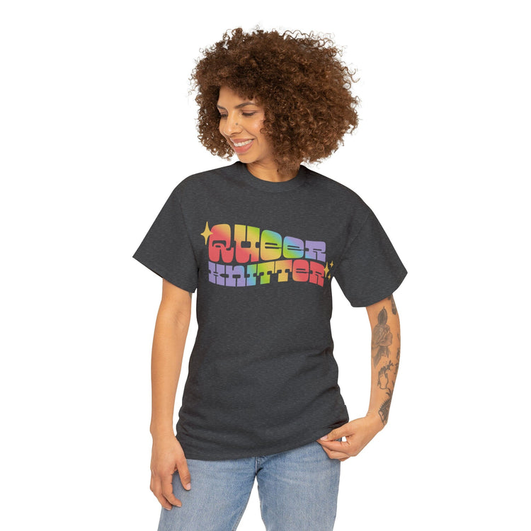 Queer Knitter Tee T-Shirt Printify 