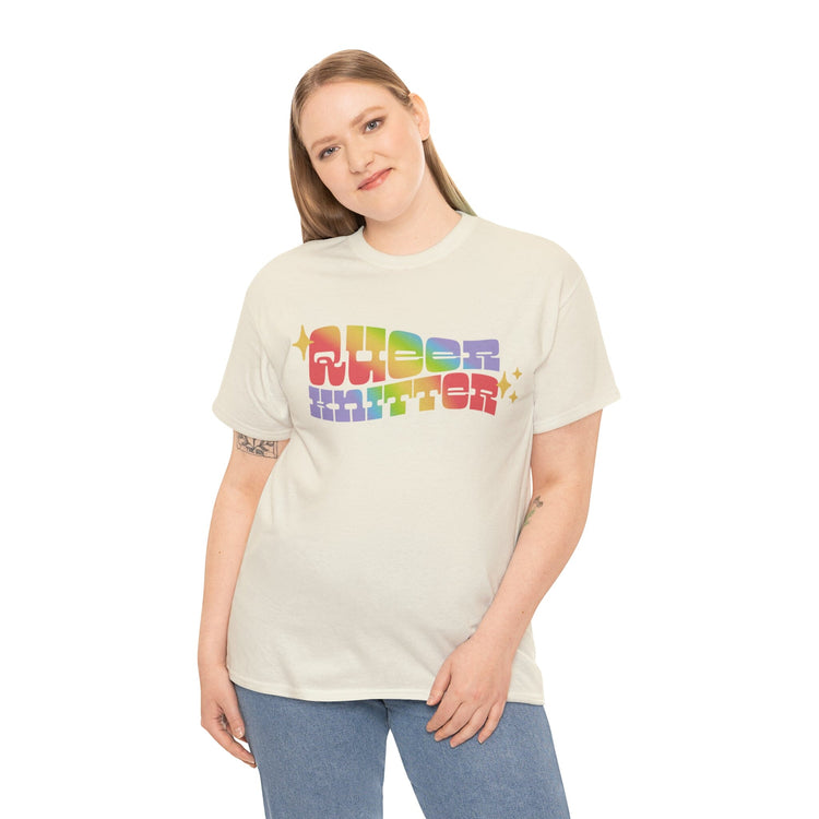 Queer Knitter Tee T-Shirt Printify