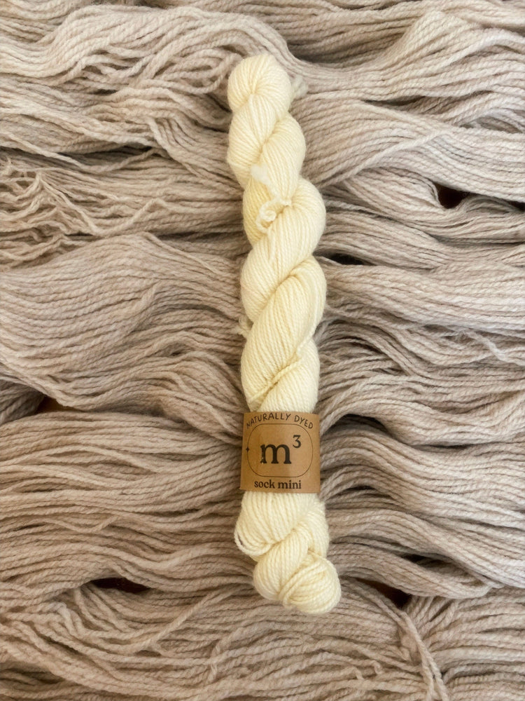 Mini Skein - Lemon Drizzle Yarn Emtothethird Yarn Co.