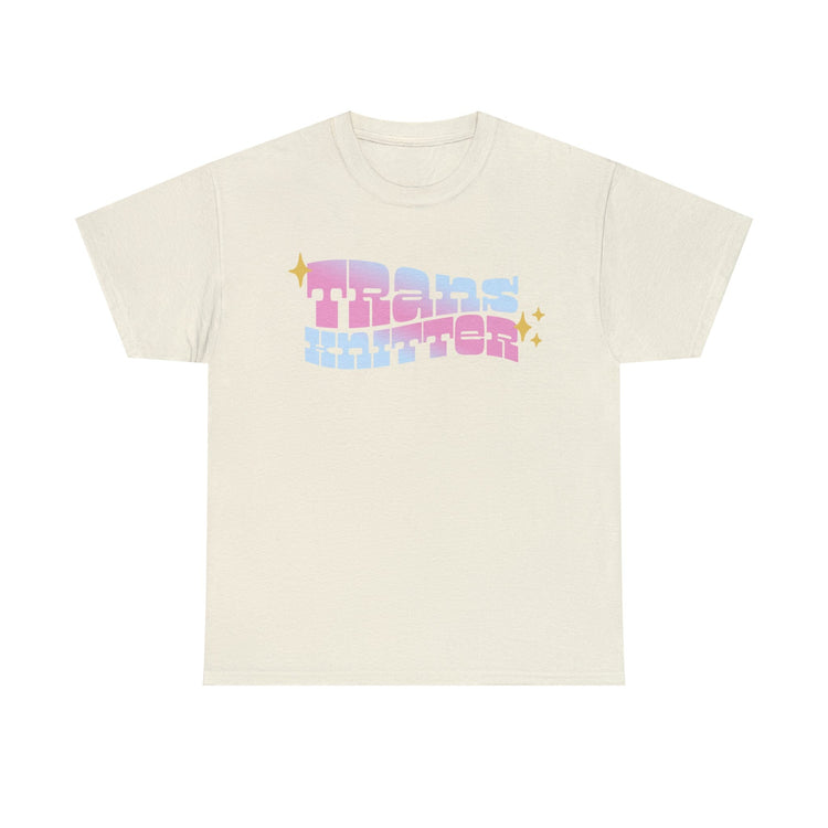 Trans Knitter Tee T-Shirt Printify Natural S