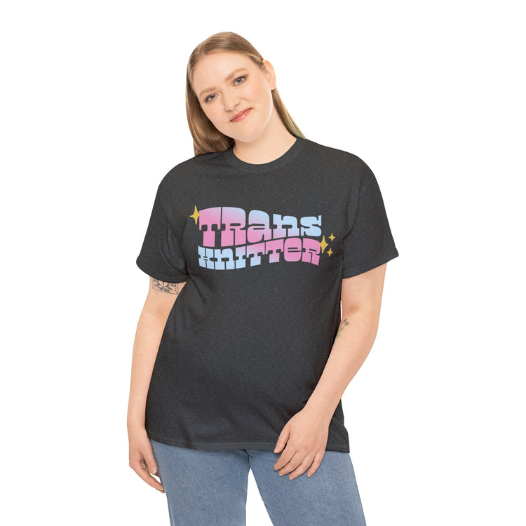 Trans Knitter Tee T-Shirt Printify