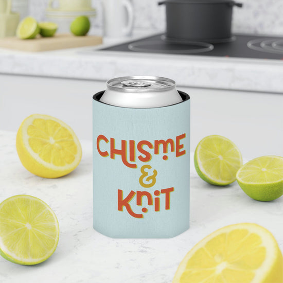 Chisme & Knit Can Cooler Accessories Printify Regular Can