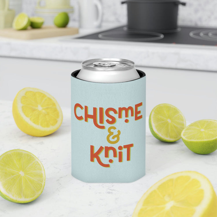 Chisme & Knit Can Cooler Accessories Printify Regular Can