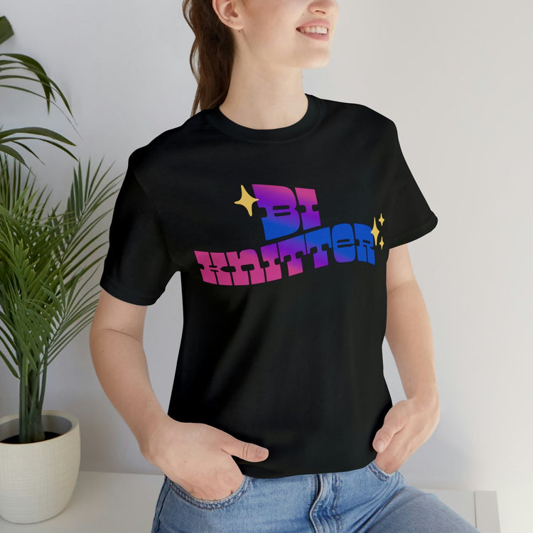 Bi Knitter Tee T-Shirt Printify