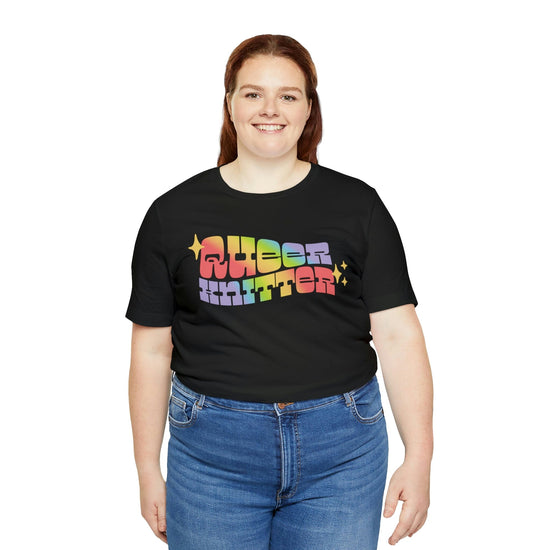 Queer Knitter Tee T-Shirt Printify
