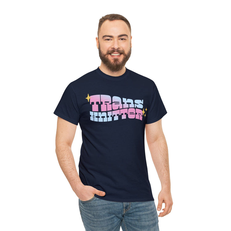 Trans Knitter Tee T-Shirt Printify