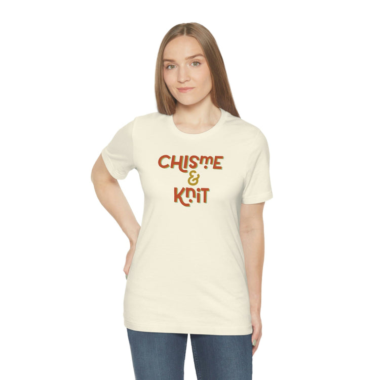 Chisme & Knit Tee T-Shirt Printify