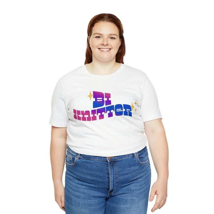 Bi Knitter Tee T-Shirt Printify