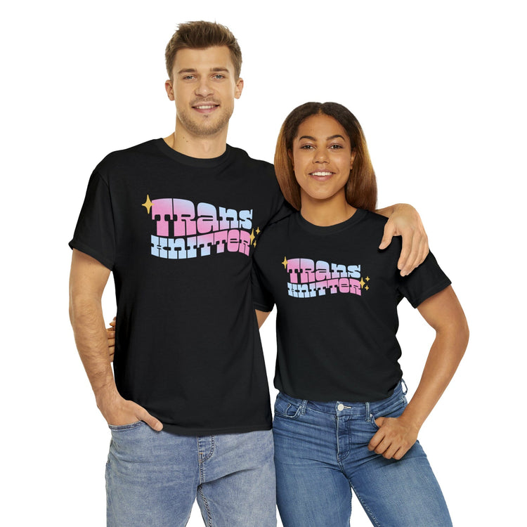 Trans Knitter Tee T-Shirt Printify