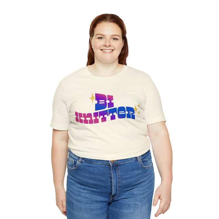 Bi Knitter Tee T-Shirt Printify
