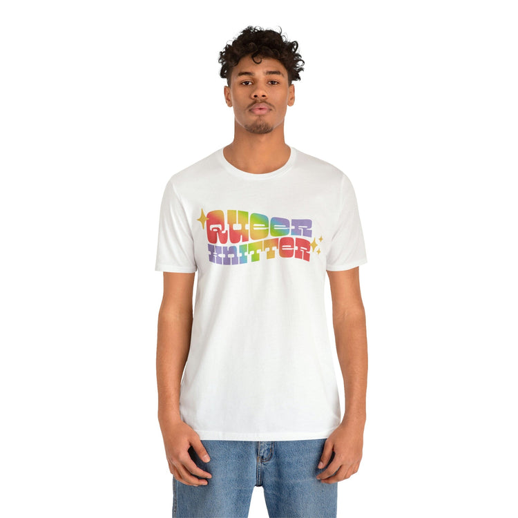 Queer Knitter Tee T-Shirt Printify