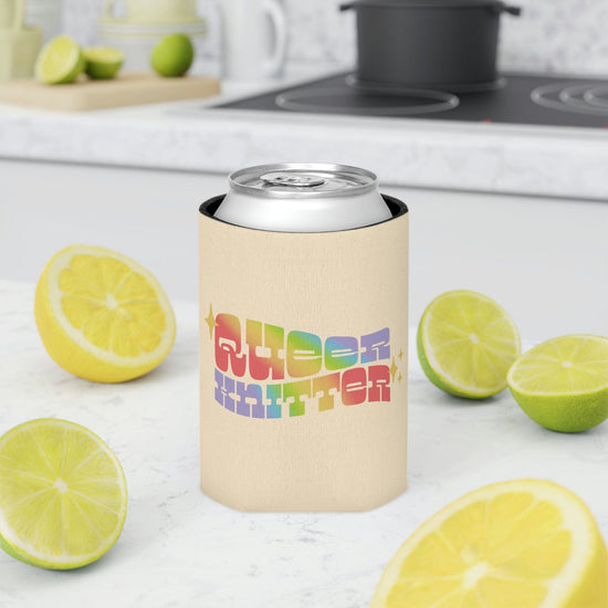 Queer Knitter Can Cooler Accessories Printify Regular Can