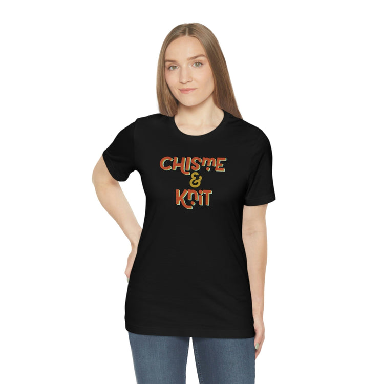 Chisme & Knit Tee T-Shirt Printify