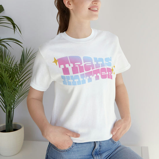 Trans Knitter Tee T-Shirt Printify
