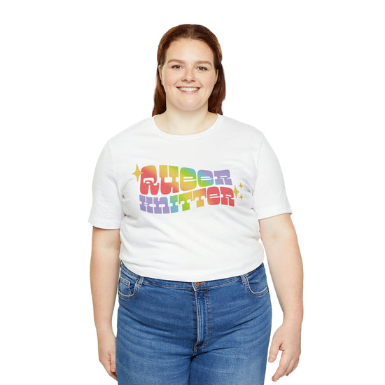 Queer Knitter Tee T-Shirt Printify