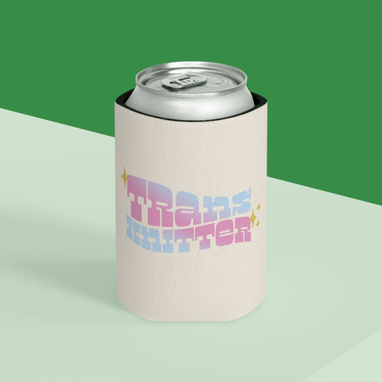 Trans Knitter Can Cooler Accessories Printify Regular Can