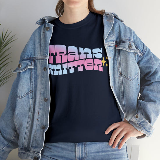 Trans Knitter Tee T-Shirt Printify