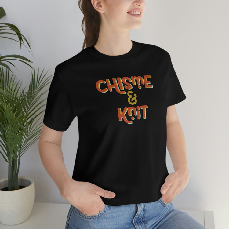 Chisme & Knit Tee T-Shirt Printify