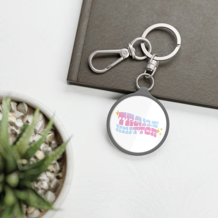 Trans Knitter Keyring Accessories Printify