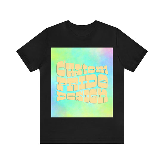 Custom Pride Knitter Tee T-Shirt Printify Black S