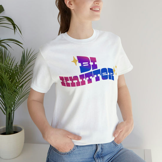 Bi Knitter Tee T-Shirt Printify