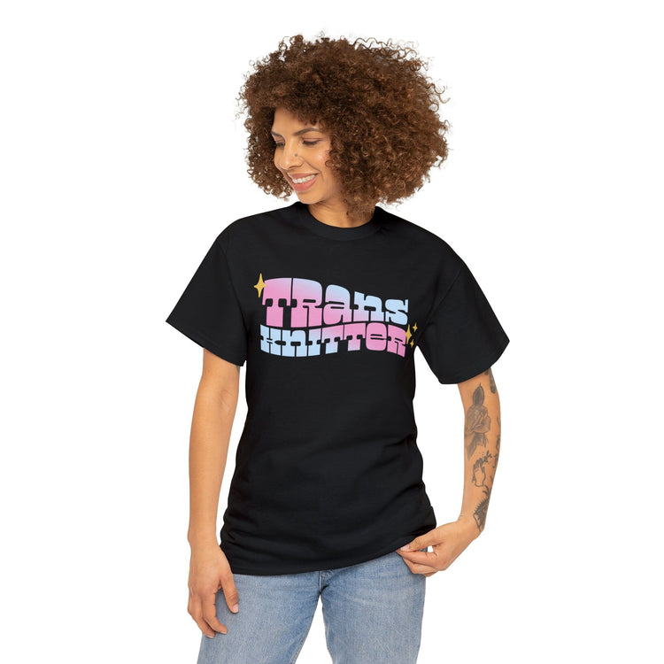 Trans Knitter Tee T-Shirt Printify