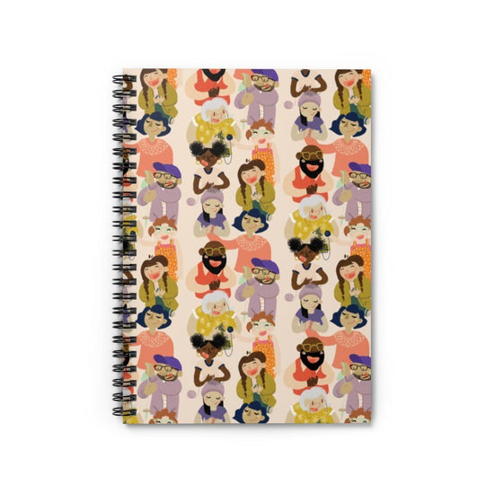 Infiknit Spiral Knitting Notebook Paper products Printify