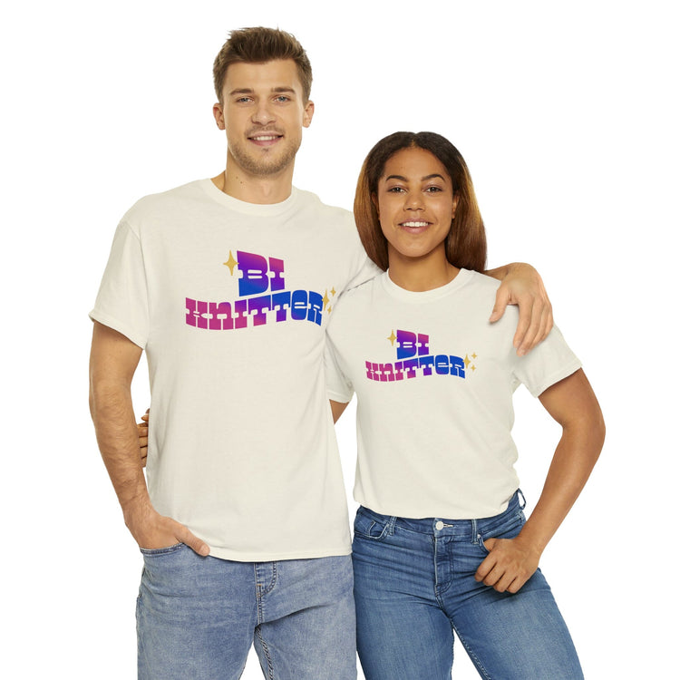 Bi Knitter Tee T-Shirt Printify
