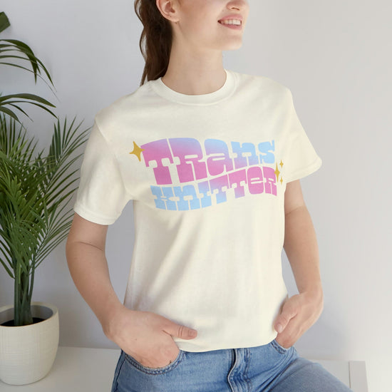 Trans Knitter Tee T-Shirt Printify