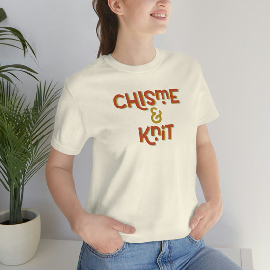 Chisme & Knit Tee T-Shirt Printify