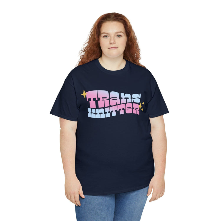 Trans Knitter Tee T-Shirt Printify