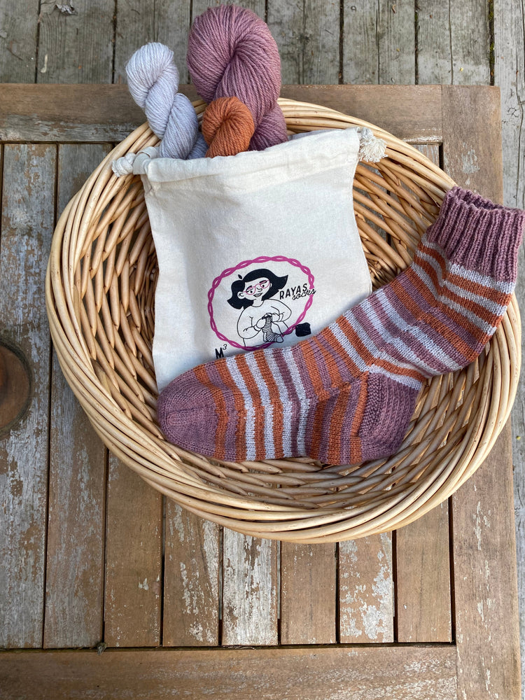 Rayas Socks Kit Preorder Yarn Emtothethird Yarn Co.